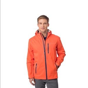 Southern Tide Men’s Orange Stretch Rain Jacket M